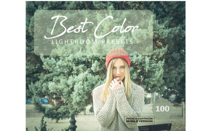 100 Best Color Lightroom Mobile Presets