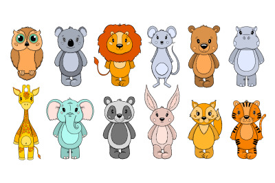 Animal cute set