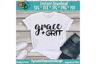 Grace &amp;amp; Grit&2C; SVG Cut File&2C; digital file&2C; svg&2C; tribe&2C; ladies&2C; encoura