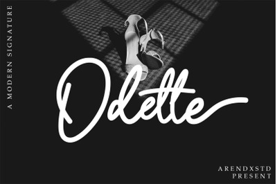 Odette Signature Font