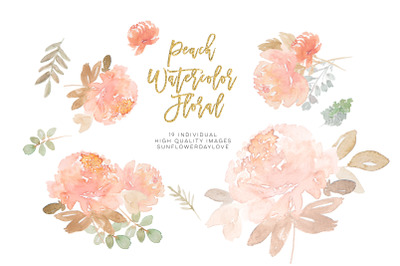 Watercolor Flower&2C; Watercolor Paintings&2C; Nursery Art Decor clipart