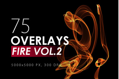 75 Abstract Fire Overlays Vol. 2