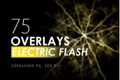 75 Electric Flash Overlays