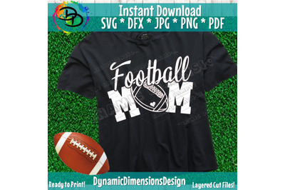 Football Mom Svg File&2C; Football Svg&2C; Football shirt&2C; mom svg&2C; Footbal