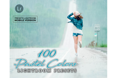 100 Pastel Colors Lightroom Mobile Presets