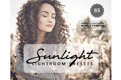 85 Sunlight Lightroom Mobile Presets