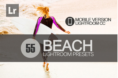 55 Beach Lightroom Mobile Presets