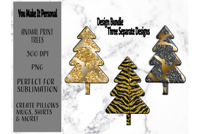 Animal Print Christmas Tree Bundle