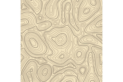 Seamless topographic map texture. Cartography elevation maps contour,