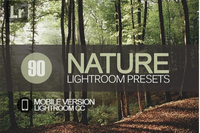 90 Nature Lightroom Mobile Presets