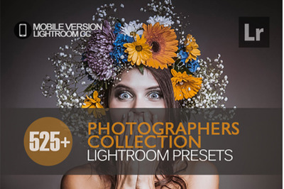 525+ Photographers Collection Lightroom Mobile Presets