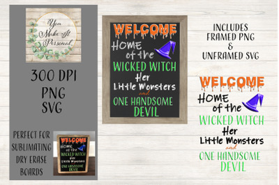 Home of the Wicked Witch PNG and SVG