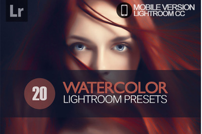 20 Watercolor Lightroom Mobile Presets