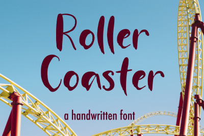 Roller Coaster A Handwritten Font