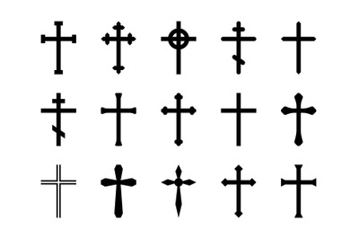 Christian crosses. Catholic&2C; orthodox and celtic cross crucifix. Faith