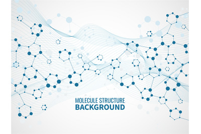 Molecular structure background. Pharmaceutical biochemistry complex&2C; m