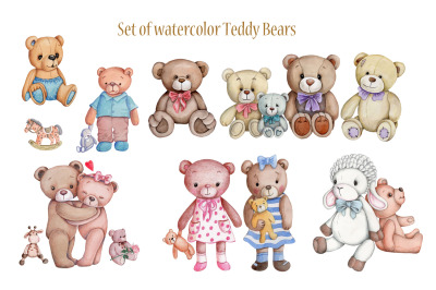 Set of cute Teddy Bears