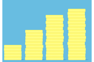 Coin stock golden money