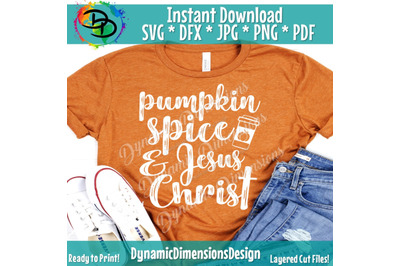 Pumpkin Spice, Jesus Christ, Fall svg Bundle, Fall svg, Fall svg File