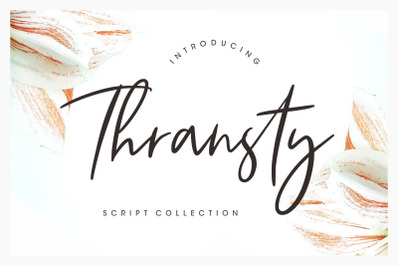 Thransty Handwritten Script