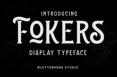 Fokers - Display Typeface