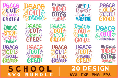 School Quotes Svg Bundle Vol-15