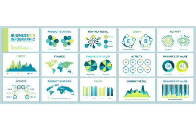 Infographic charts for presentation. Business presentations template,