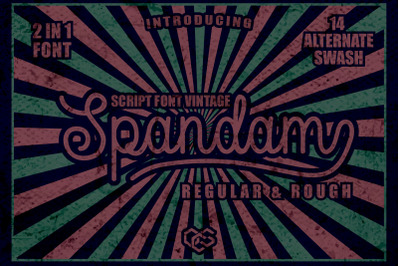 Spandam Vintage Font