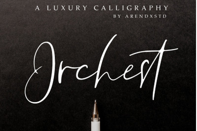 Orchest Luxury Calligraphy Font