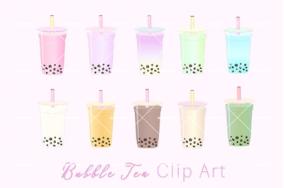 Bubble Tea Clip Art illustrationGraphic Illustration