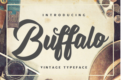 Buffalo - Vintage Typeface