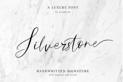 Silverstone Calligraphy Font