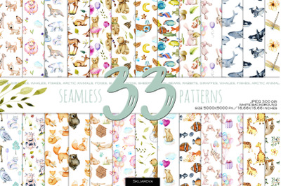 33 Patterns with Animals