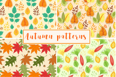 Autumn Seamless Patterns