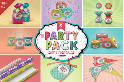 The Party Pack Packaging Mockups Vol.6