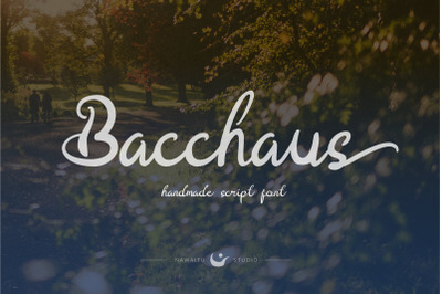 Bacchaus font - Script Fonts