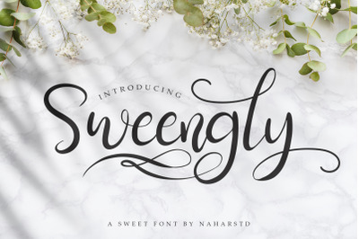 Sweengly - Sweet Script Font