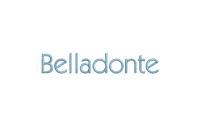 Belladonte 15 sizes embroidery font
