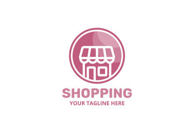 Shopping logo template