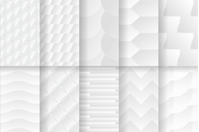 Set of White texture