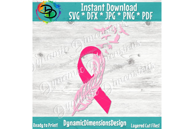 Awareness Ribbon svg, Breast Cancer Ribbon, Awareness, Cancer SVG, Bre