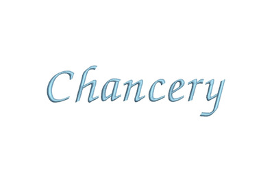 Chancery 15 sizes embroidery font