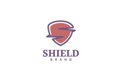 Shield logo template