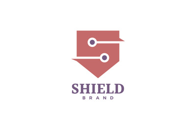 Tech Shield logo template