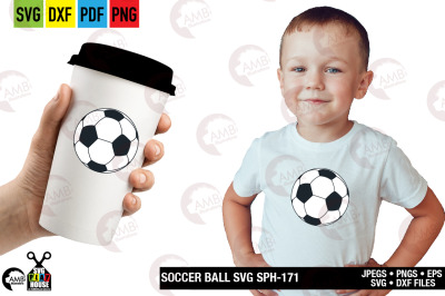 Soccer BALL svg, Distressed Grunge Ball, Soccer ball grunge SPH-171
