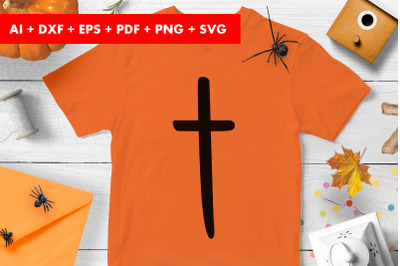 Cross Cricut SVG Halloween Vector SVG PNG transparent