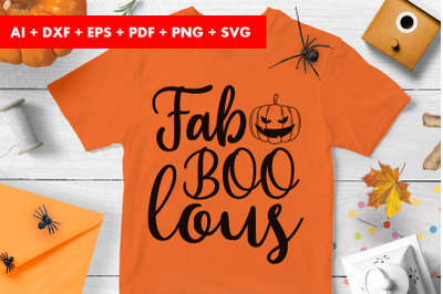 Faboolous Halloween Vector SVG PNG transparent