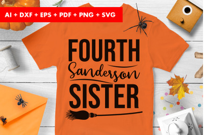 Fourth Sanderson Sister Halloween SVG PNG transparent