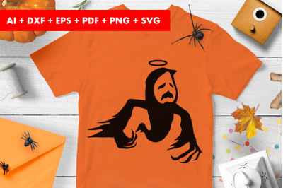 Ghost Halloween Vector SVG PNG transparent