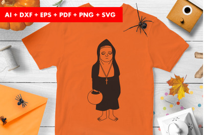 Halloween Costume Valak Trick or Treat SVG